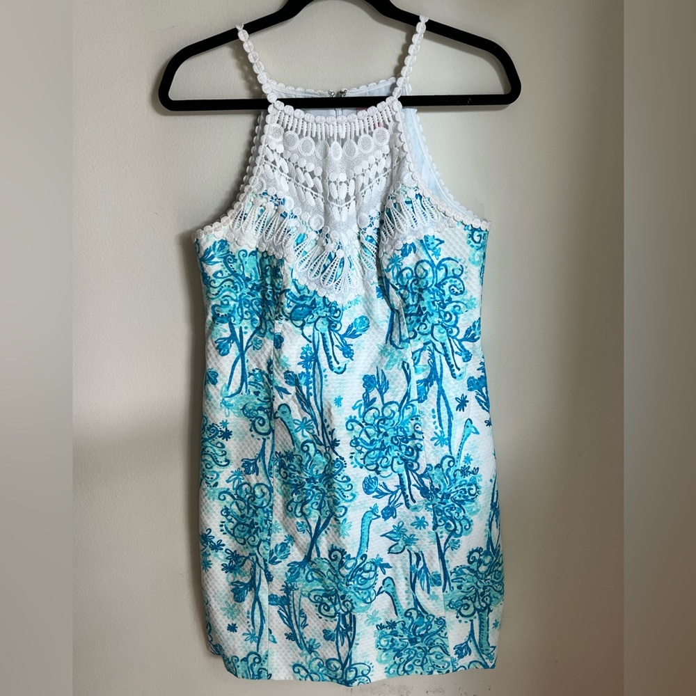 Lilly Polzer print halter top dress